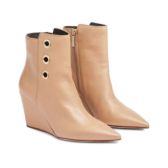 Lk Bennett Brie Leather Ankle Boot - Picture 1 of 2